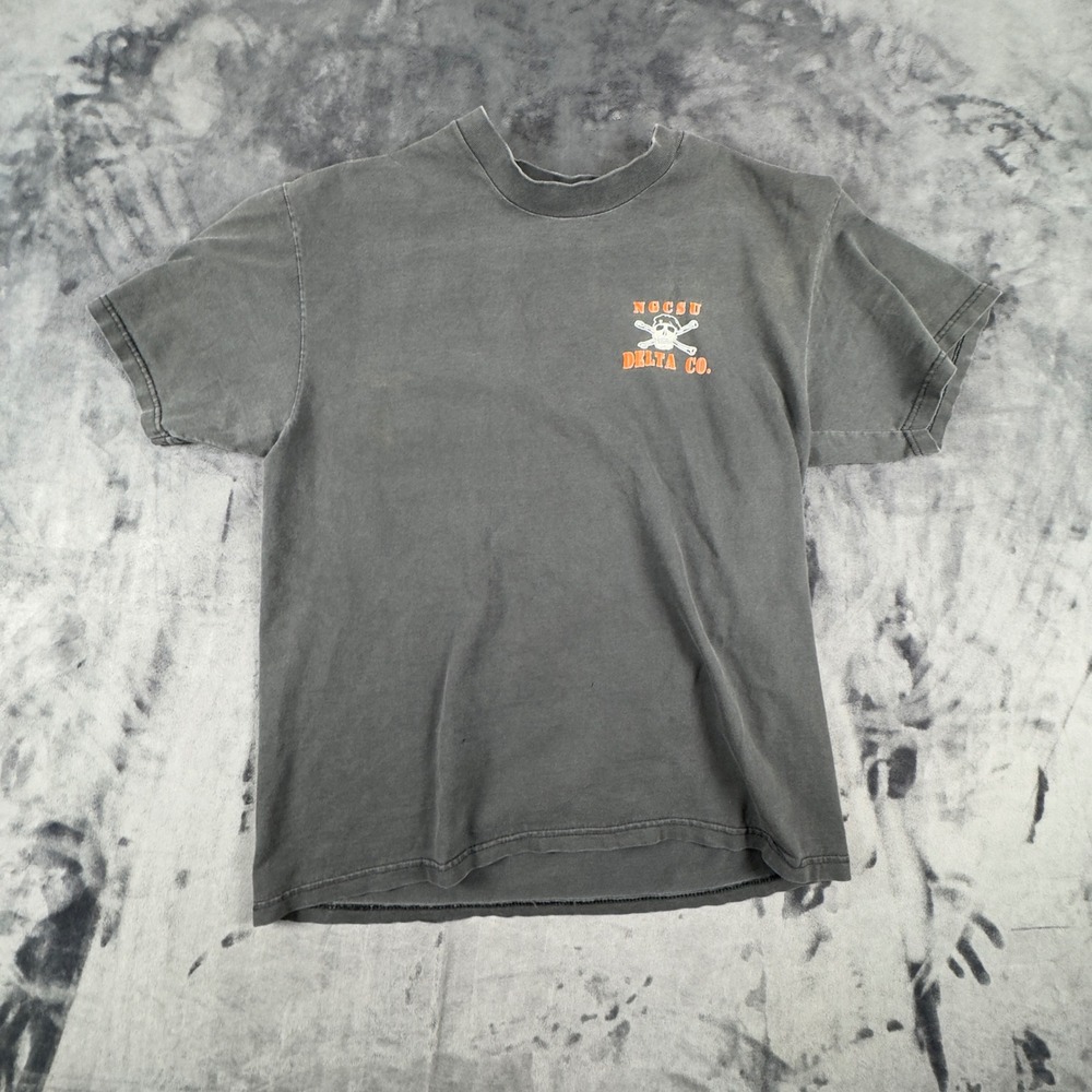 Mens Medium T Shirt Gray NGCSU Delta Co Death From Above Graphic Tee